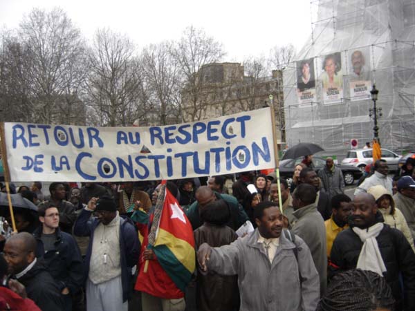 Manifestation à Paris pour la démocratie au Togo 007